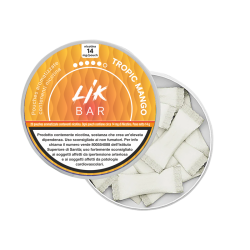 LIK BAR POUCHES - TROPIC MANGO SACCHETTI NICOTINATI - 8 e 14 Nicotina