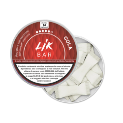 LIK BAR POUCHES - COLA SACCHETTI NICOTINATI - 8 e 14 Nicotina