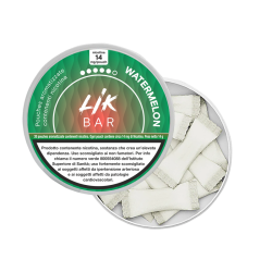 LIK BAR POUCHES - WATERMELON SACCHETTI NICOTINATI - 8 e 14 Nicotina