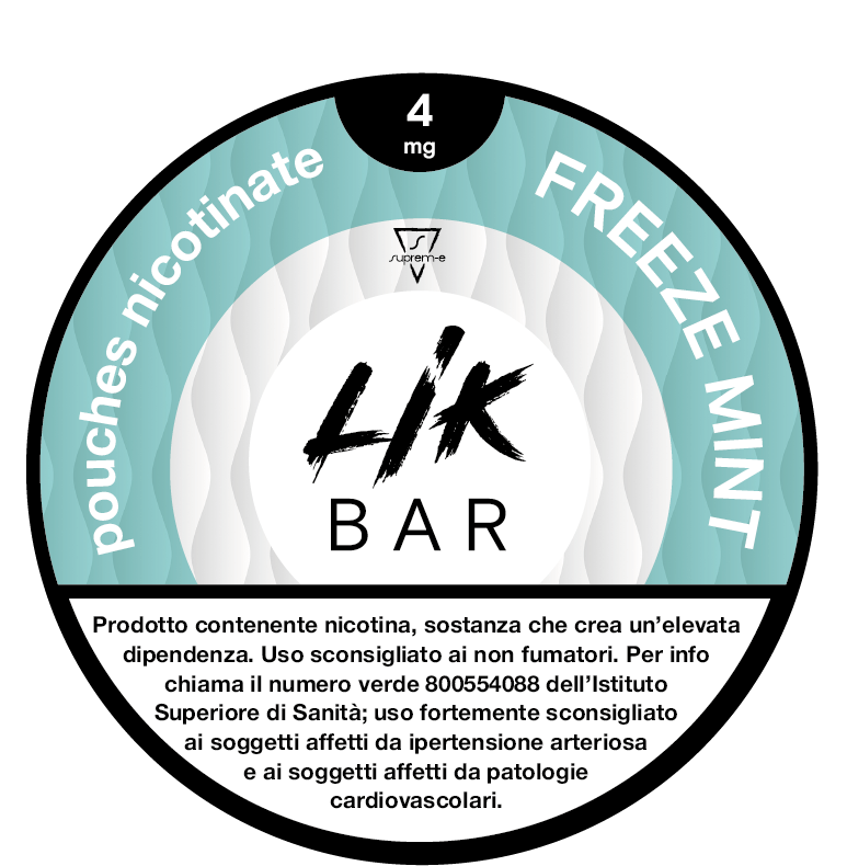 LIK BAR Sacchetti di Nicotina
