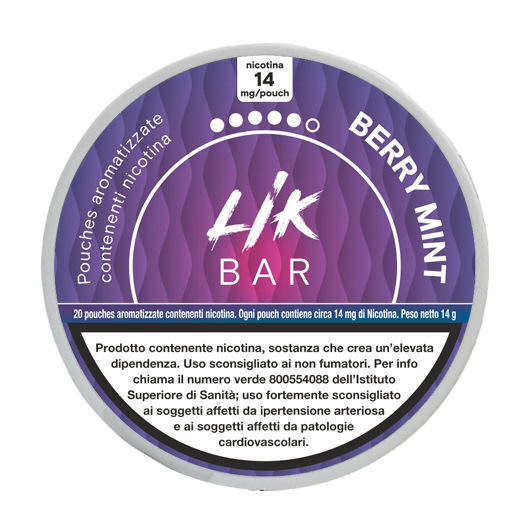 LIK BAR Sacchetti di Nicotina