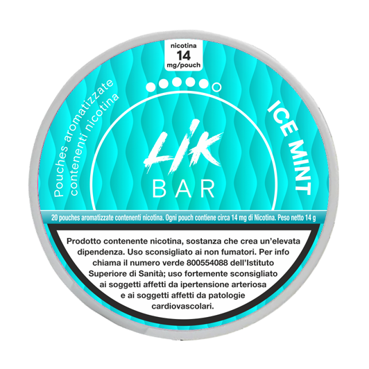 LIK BAR Sacchetti di Nicotina