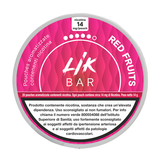 LIK BAR Sacchetti di Nicotina