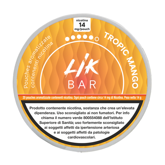 Sacchetti di Nicotina gusto Mangoo